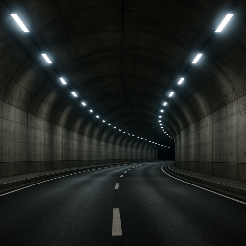 Reliable tunnel LED lighting with uniform, glare-free illumination. Dustproof, waterproof, and vibration-resistant luminaires for safe, efficient, and low-maintenance operation in tunnels and underpasses.